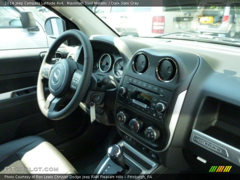Maximum Steel Metallic / Dark Slate Gray 2014 Jeep Compass Latitude 4x4