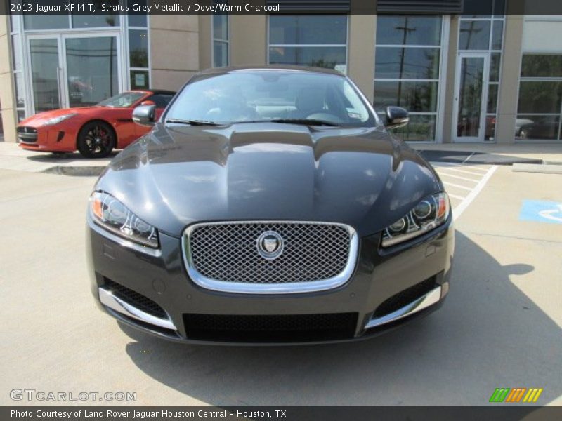 Stratus Grey Metallic / Dove/Warm Charcoal 2013 Jaguar XF I4 T
