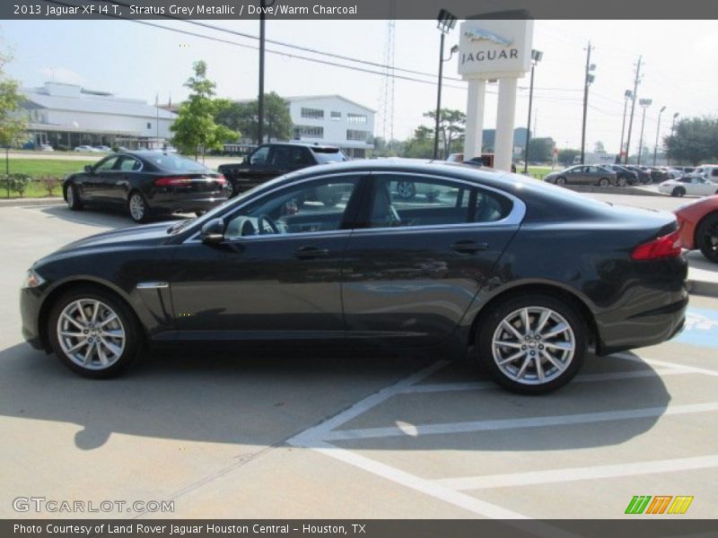 Stratus Grey Metallic / Dove/Warm Charcoal 2013 Jaguar XF I4 T