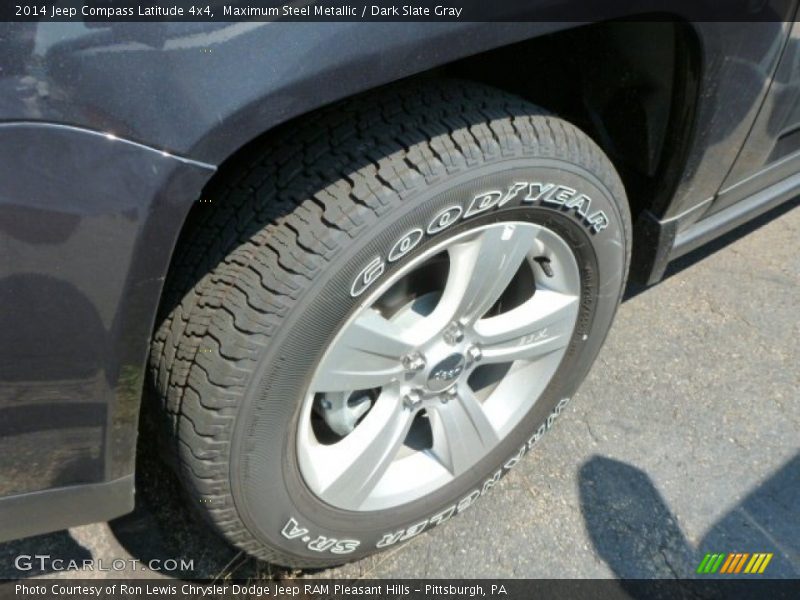 Maximum Steel Metallic / Dark Slate Gray 2014 Jeep Compass Latitude 4x4