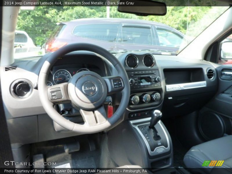 Maximum Steel Metallic / Dark Slate Gray 2014 Jeep Compass Latitude 4x4