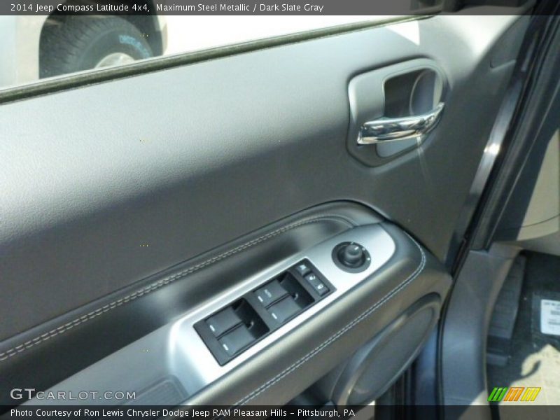Maximum Steel Metallic / Dark Slate Gray 2014 Jeep Compass Latitude 4x4