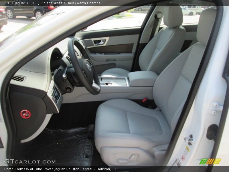 Polaris White / Dove/Warm Charcoal 2013 Jaguar XF I4 T