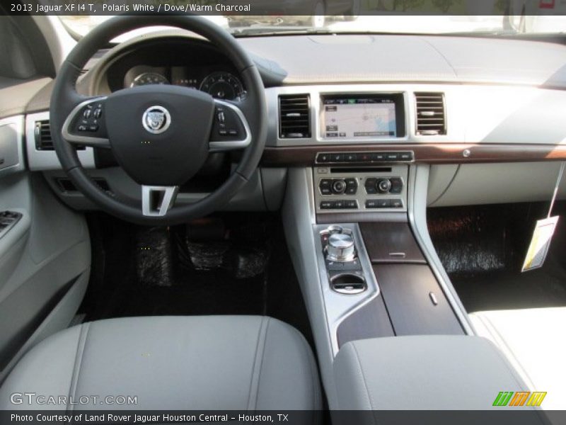 Polaris White / Dove/Warm Charcoal 2013 Jaguar XF I4 T