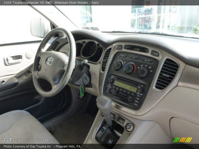 Millenium Silver Metallic / Ivory 2003 Toyota Highlander V6 4WD