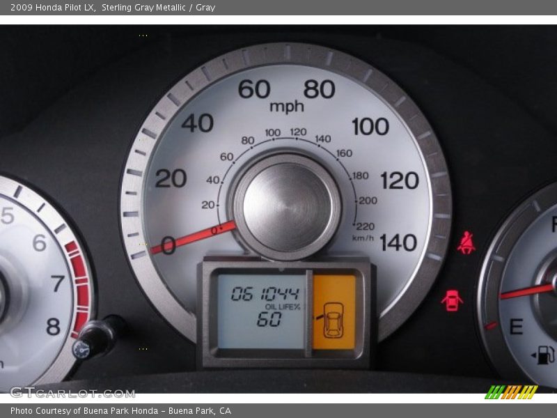Sterling Gray Metallic / Gray 2009 Honda Pilot LX
