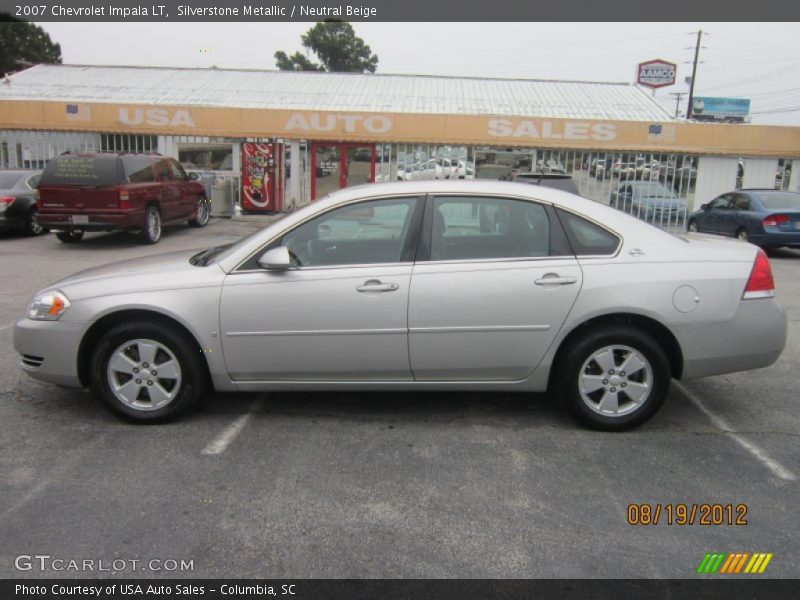 Silverstone Metallic / Neutral Beige 2007 Chevrolet Impala LT