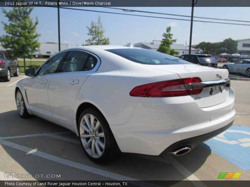 Polaris White / Dove/Warm Charcoal 2013 Jaguar XF I4 T