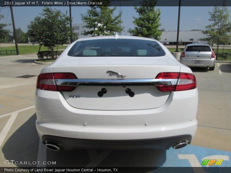 Polaris White / Dove/Warm Charcoal 2013 Jaguar XF I4 T