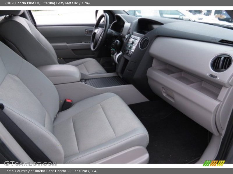 Sterling Gray Metallic / Gray 2009 Honda Pilot LX