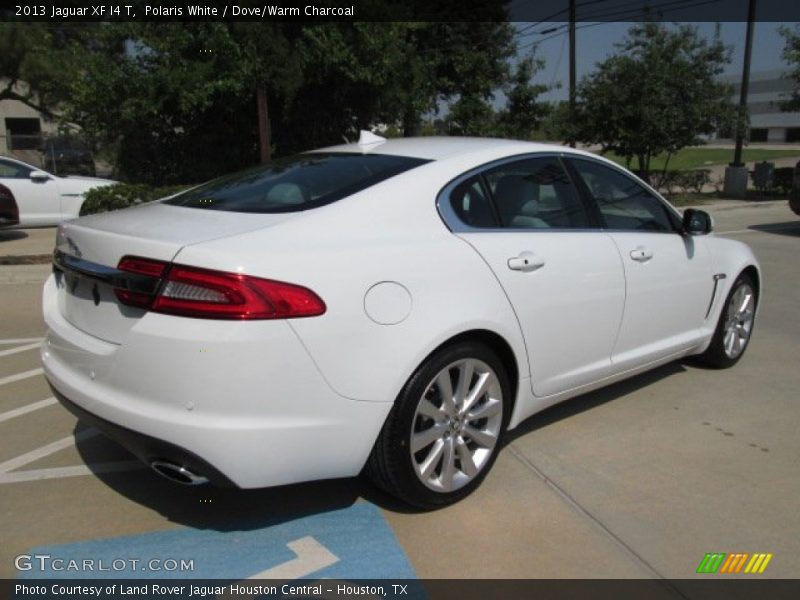Polaris White / Dove/Warm Charcoal 2013 Jaguar XF I4 T