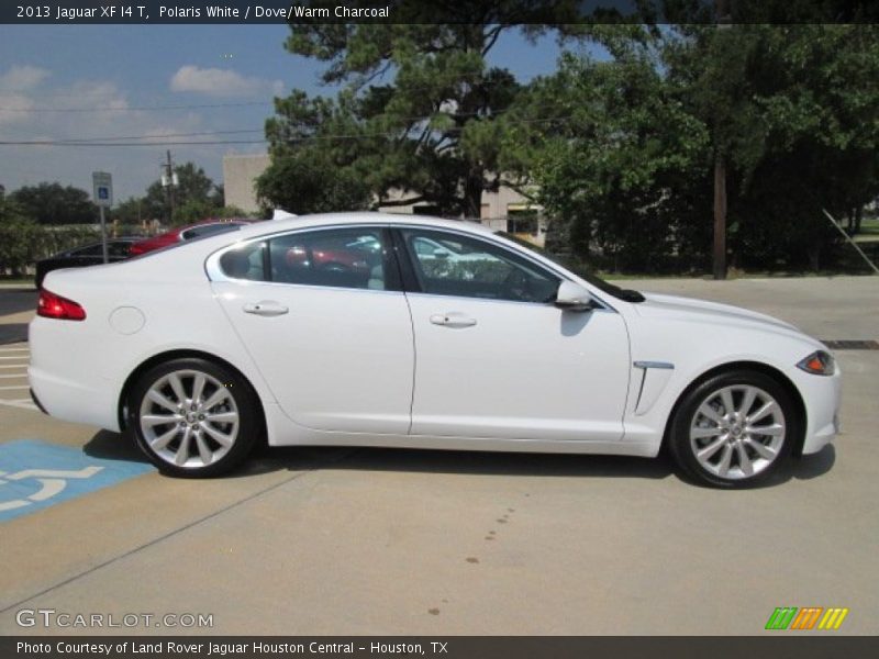 Polaris White / Dove/Warm Charcoal 2013 Jaguar XF I4 T