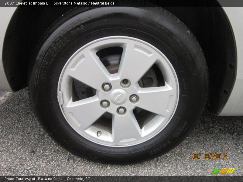 Silverstone Metallic / Neutral Beige 2007 Chevrolet Impala LT