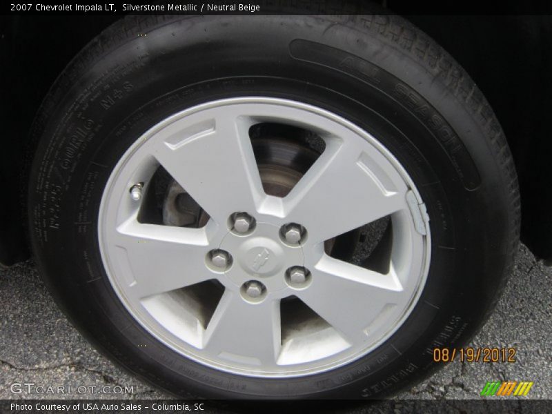 Silverstone Metallic / Neutral Beige 2007 Chevrolet Impala LT