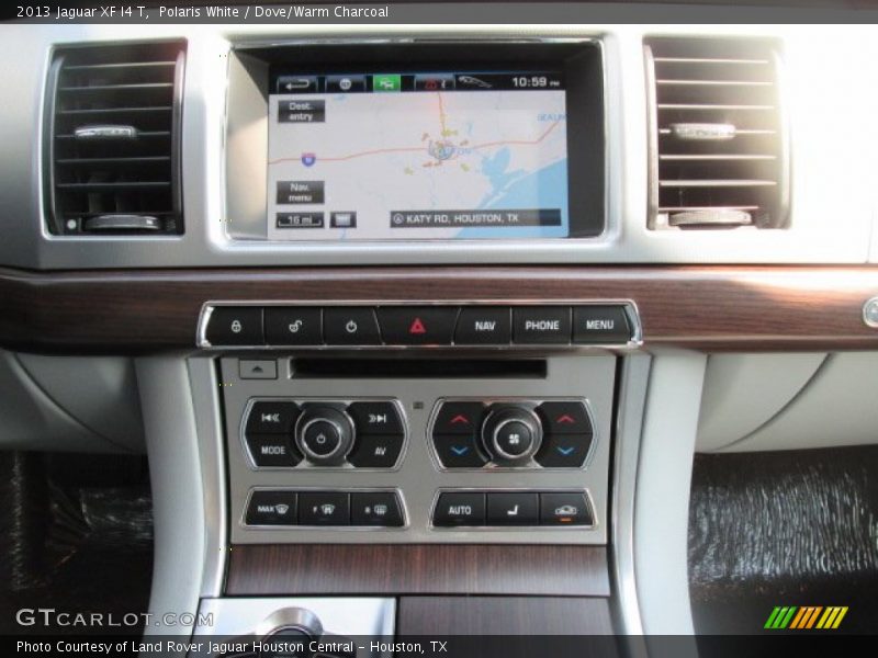 Polaris White / Dove/Warm Charcoal 2013 Jaguar XF I4 T