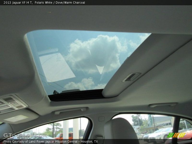 Polaris White / Dove/Warm Charcoal 2013 Jaguar XF I4 T