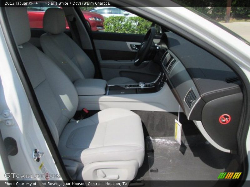Polaris White / Dove/Warm Charcoal 2013 Jaguar XF I4 T