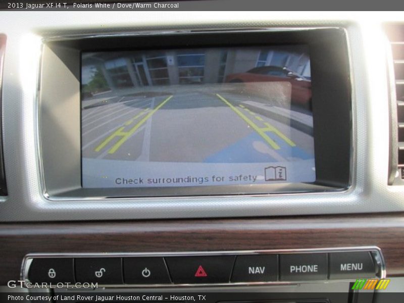 Polaris White / Dove/Warm Charcoal 2013 Jaguar XF I4 T