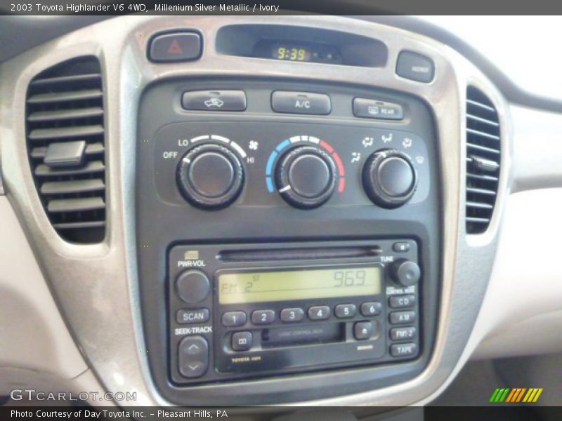 Millenium Silver Metallic / Ivory 2003 Toyota Highlander V6 4WD