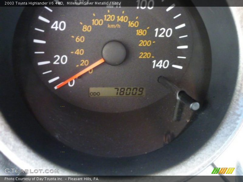 Millenium Silver Metallic / Ivory 2003 Toyota Highlander V6 4WD