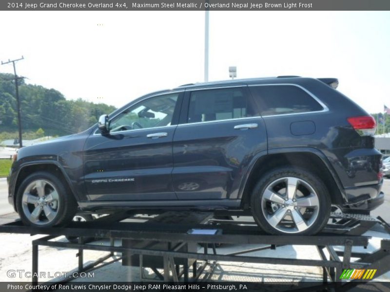 Maximum Steel Metallic / Overland Nepal Jeep Brown Light Frost 2014 Jeep Grand Cherokee Overland 4x4