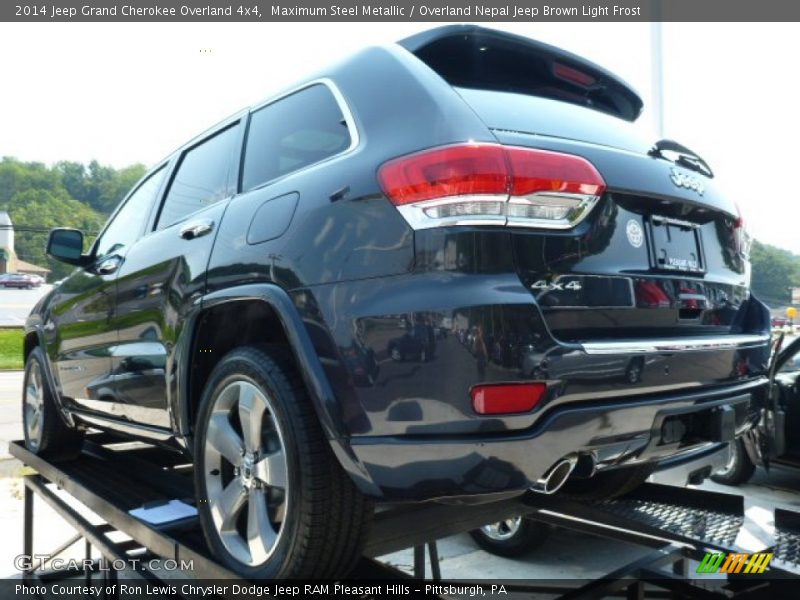 Maximum Steel Metallic / Overland Nepal Jeep Brown Light Frost 2014 Jeep Grand Cherokee Overland 4x4
