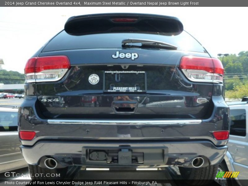 Maximum Steel Metallic / Overland Nepal Jeep Brown Light Frost 2014 Jeep Grand Cherokee Overland 4x4