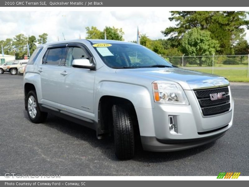 Quicksilver Metallic / Jet Black 2010 GMC Terrain SLE