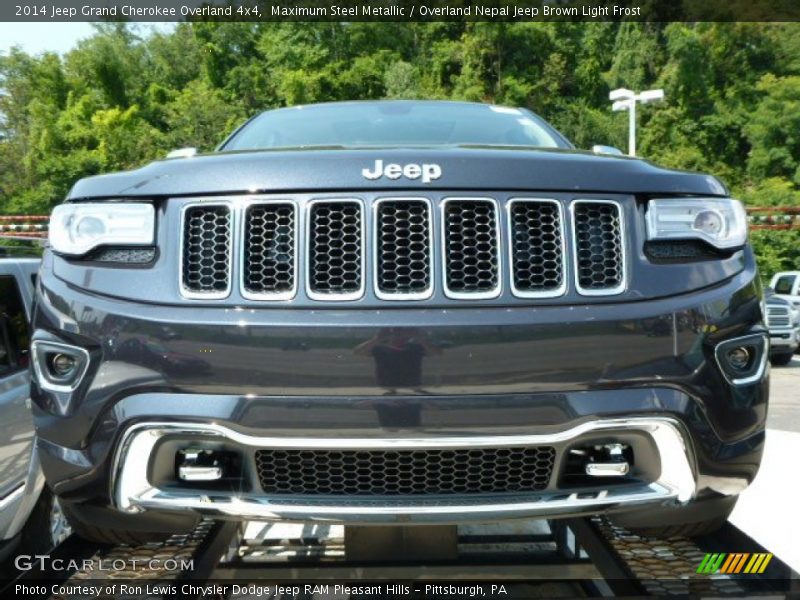 Maximum Steel Metallic / Overland Nepal Jeep Brown Light Frost 2014 Jeep Grand Cherokee Overland 4x4