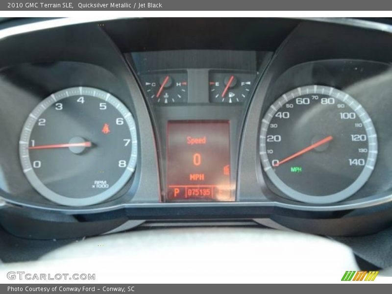 Quicksilver Metallic / Jet Black 2010 GMC Terrain SLE