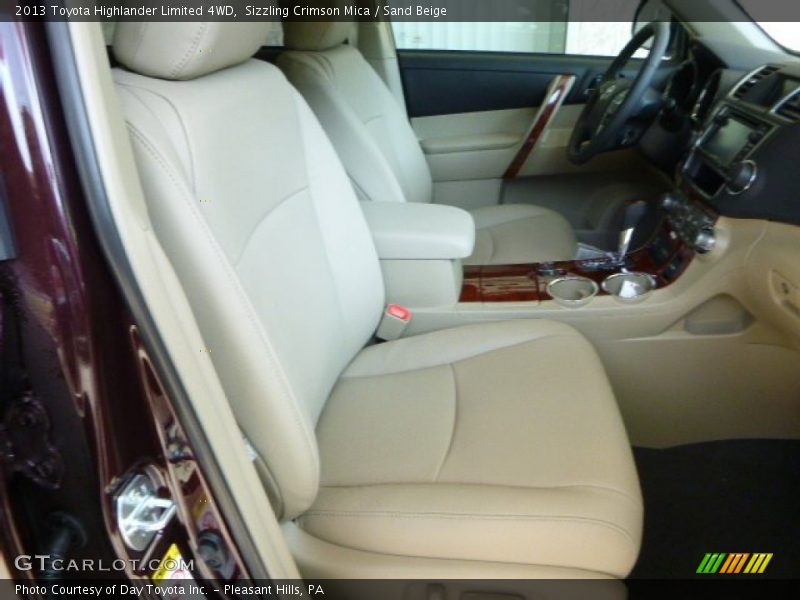 Sizzling Crimson Mica / Sand Beige 2013 Toyota Highlander Limited 4WD
