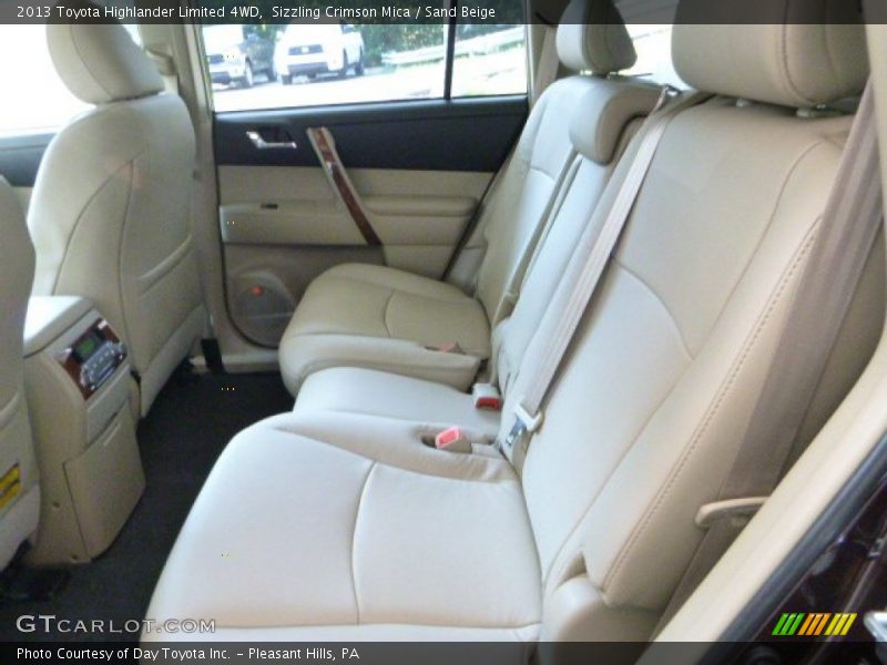 Sizzling Crimson Mica / Sand Beige 2013 Toyota Highlander Limited 4WD