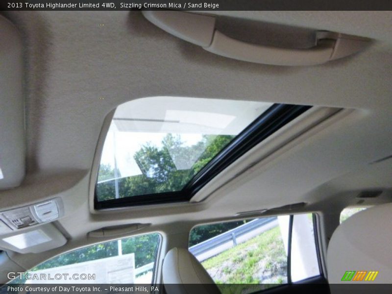 Sizzling Crimson Mica / Sand Beige 2013 Toyota Highlander Limited 4WD