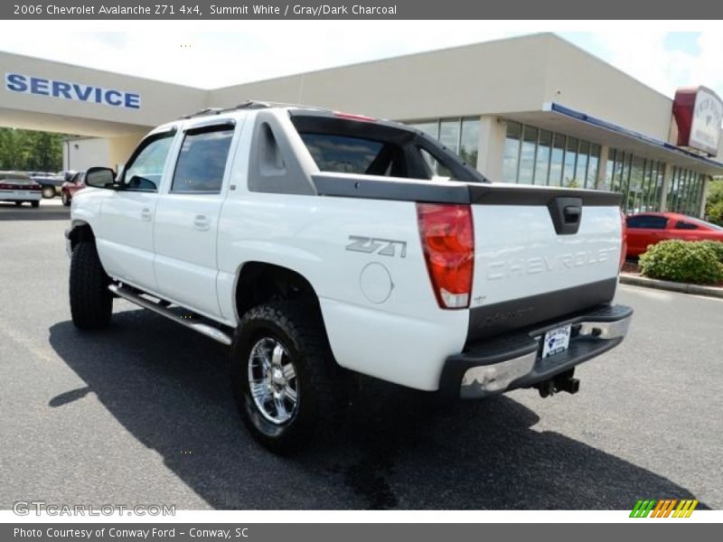 Summit White / Gray/Dark Charcoal 2006 Chevrolet Avalanche Z71 4x4