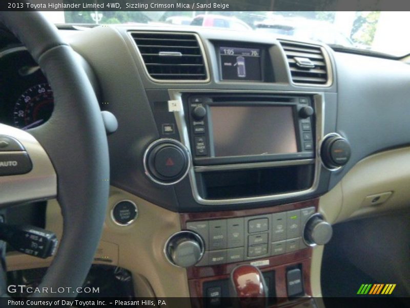 Sizzling Crimson Mica / Sand Beige 2013 Toyota Highlander Limited 4WD