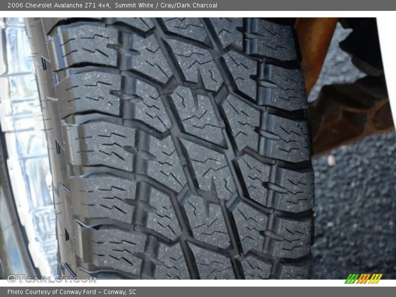 Summit White / Gray/Dark Charcoal 2006 Chevrolet Avalanche Z71 4x4