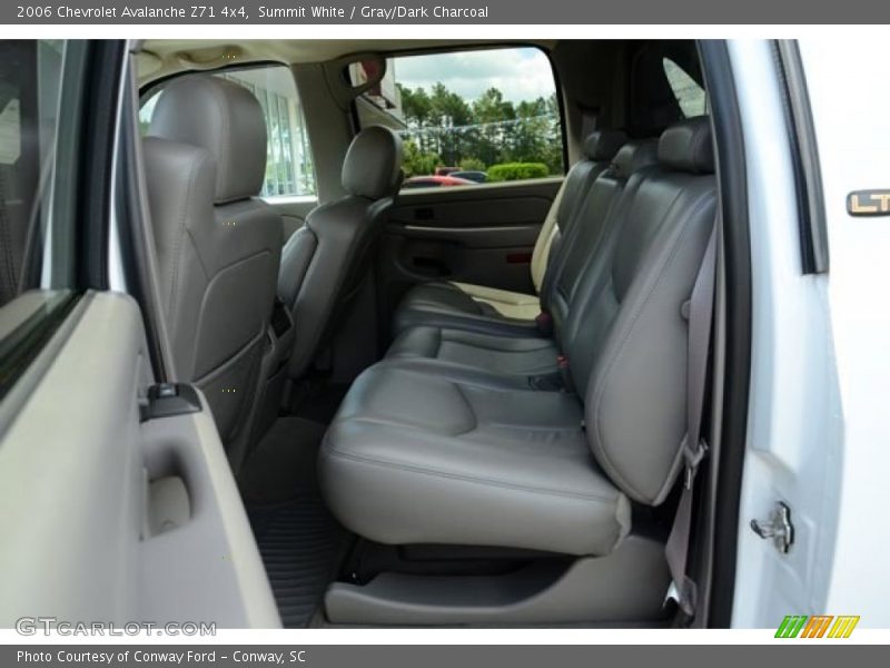 Summit White / Gray/Dark Charcoal 2006 Chevrolet Avalanche Z71 4x4