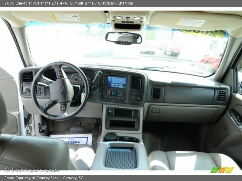 Summit White / Gray/Dark Charcoal 2006 Chevrolet Avalanche Z71 4x4