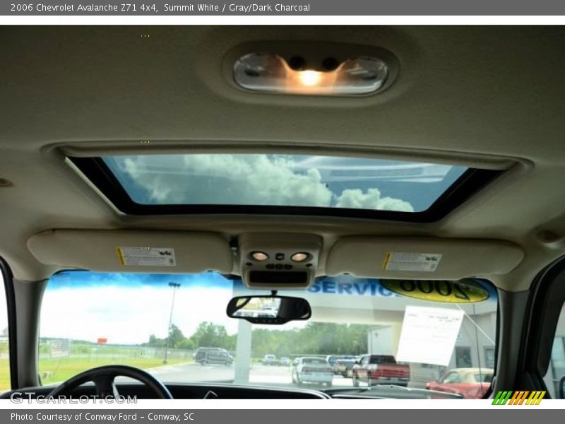Summit White / Gray/Dark Charcoal 2006 Chevrolet Avalanche Z71 4x4