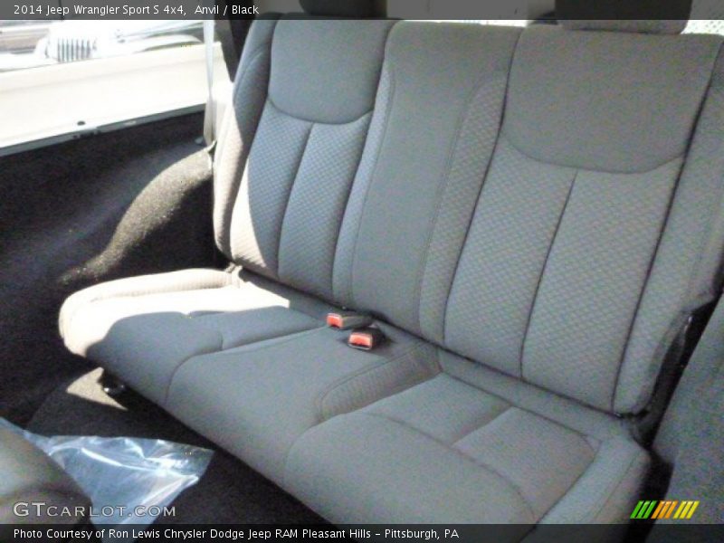 Rear Seat of 2014 Wrangler Sport S 4x4