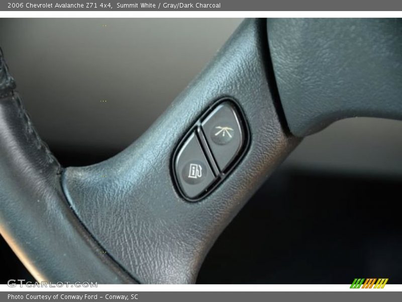Summit White / Gray/Dark Charcoal 2006 Chevrolet Avalanche Z71 4x4