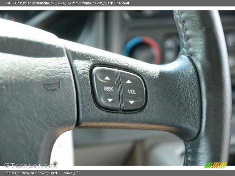 Summit White / Gray/Dark Charcoal 2006 Chevrolet Avalanche Z71 4x4