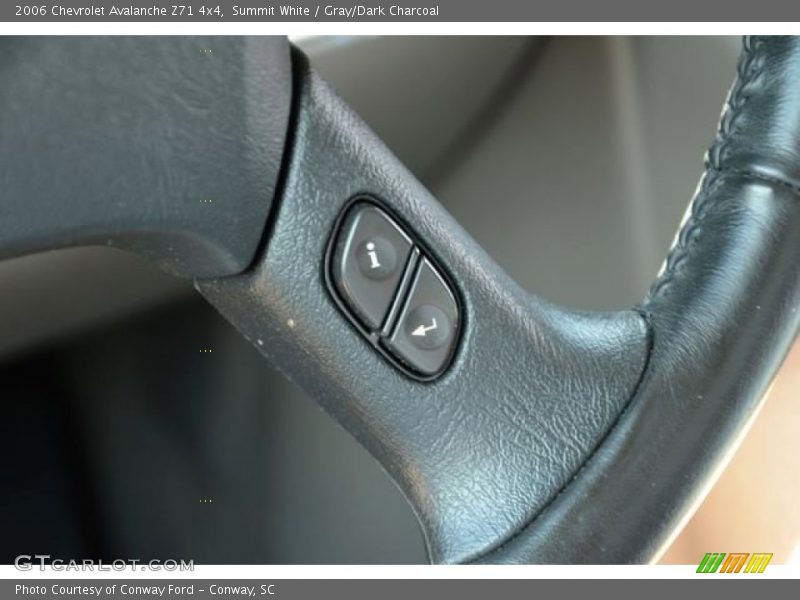 Summit White / Gray/Dark Charcoal 2006 Chevrolet Avalanche Z71 4x4