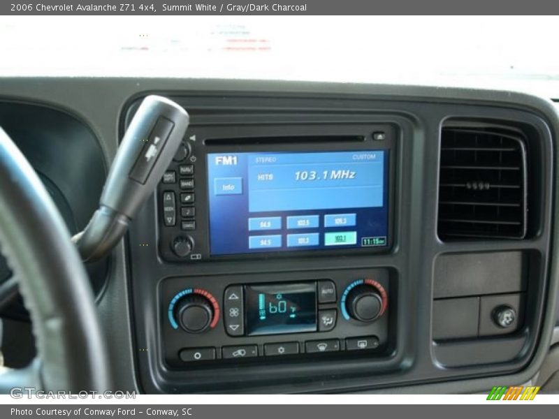 Summit White / Gray/Dark Charcoal 2006 Chevrolet Avalanche Z71 4x4
