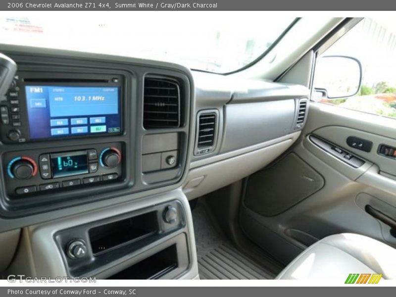 Summit White / Gray/Dark Charcoal 2006 Chevrolet Avalanche Z71 4x4