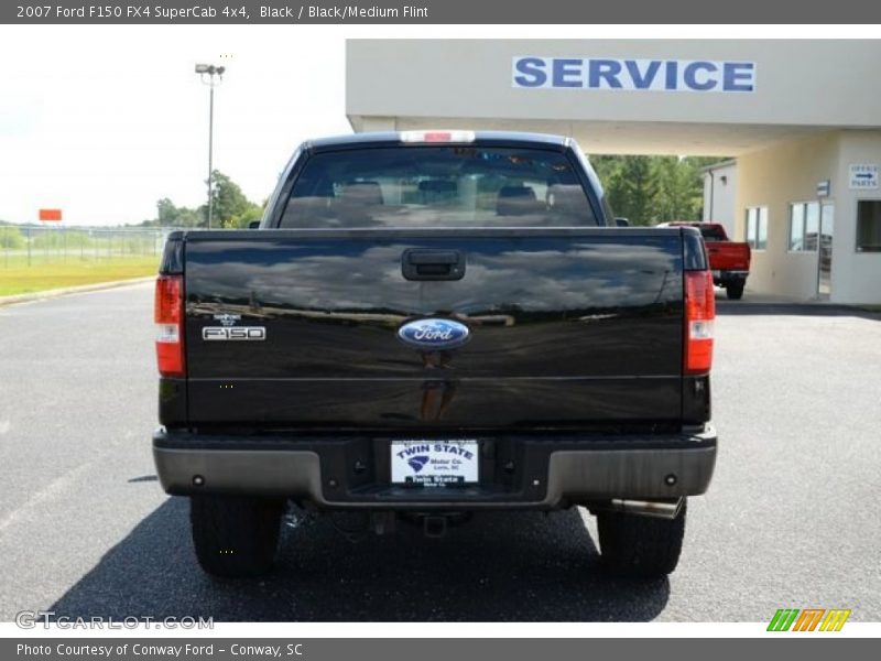 Black / Black/Medium Flint 2007 Ford F150 FX4 SuperCab 4x4