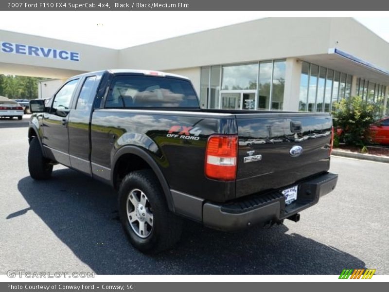 Black / Black/Medium Flint 2007 Ford F150 FX4 SuperCab 4x4