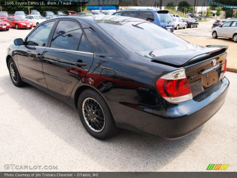 Black / Taupe 2006 Toyota Camry LE