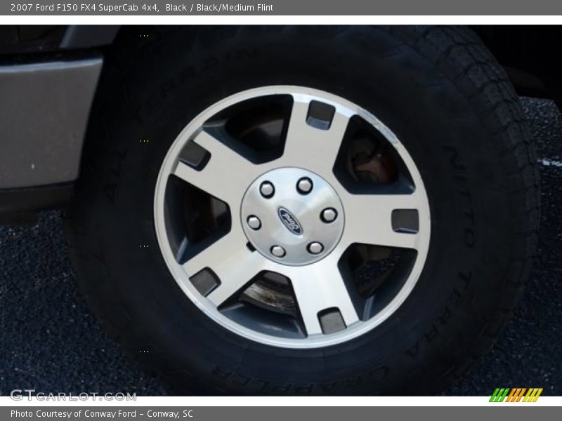 Black / Black/Medium Flint 2007 Ford F150 FX4 SuperCab 4x4