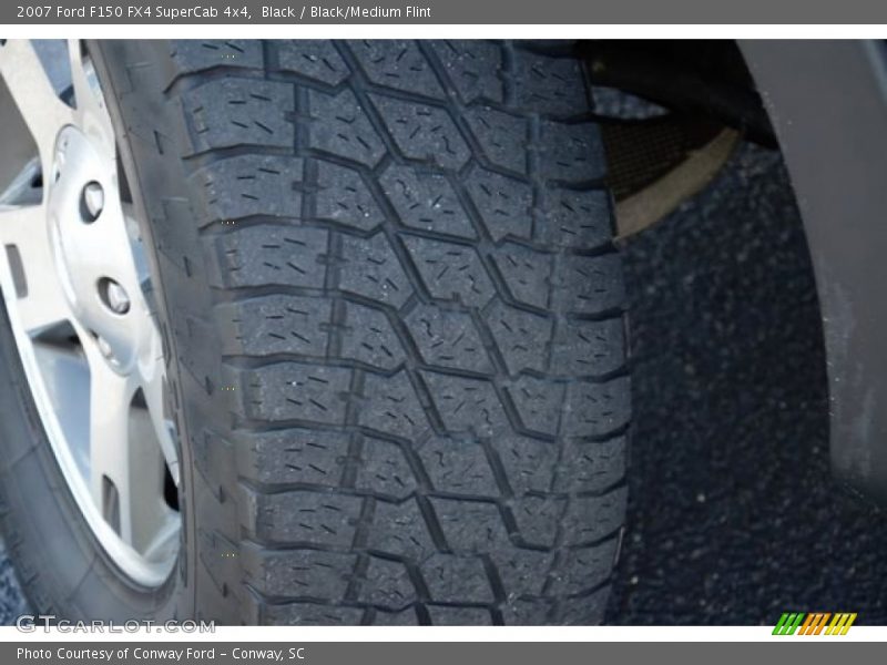 Black / Black/Medium Flint 2007 Ford F150 FX4 SuperCab 4x4